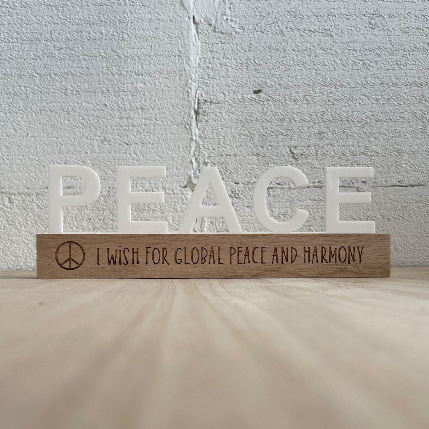 Wooden Base Metal DAD Sign With Mustache Engraved The Light Of My Life Father's Day Tabletop Decor Gift For Dad