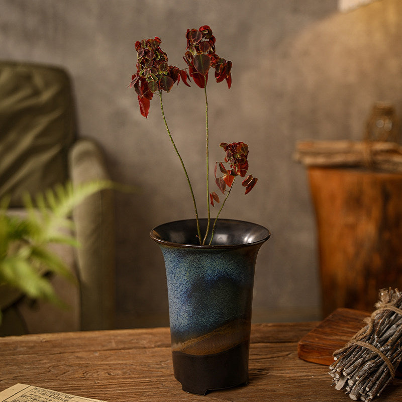 Ceramic Flower Pot Home-use Zen-style Tabletop Decoration