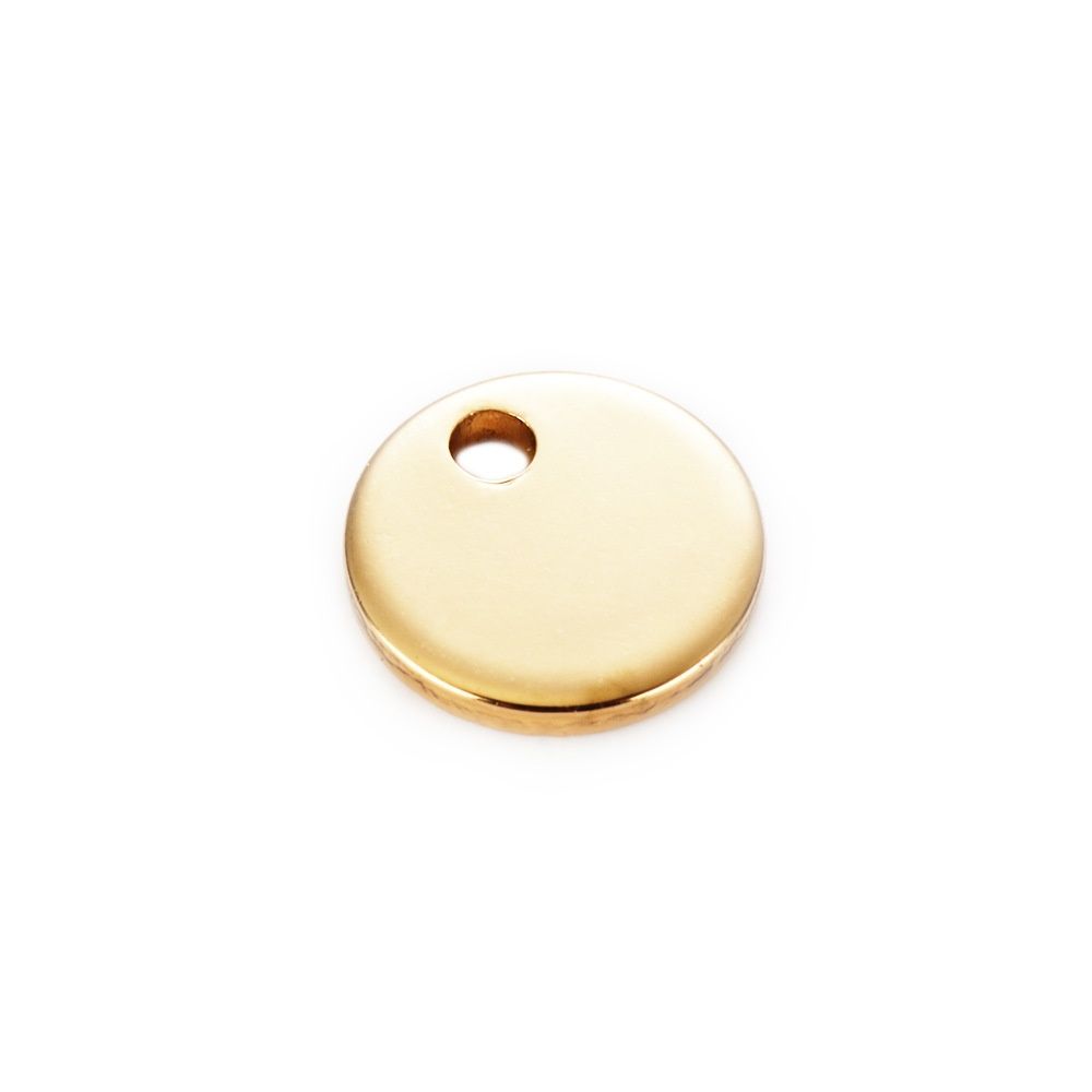 Stainless Steel DIY Jewelry Accessories Smooth Disc