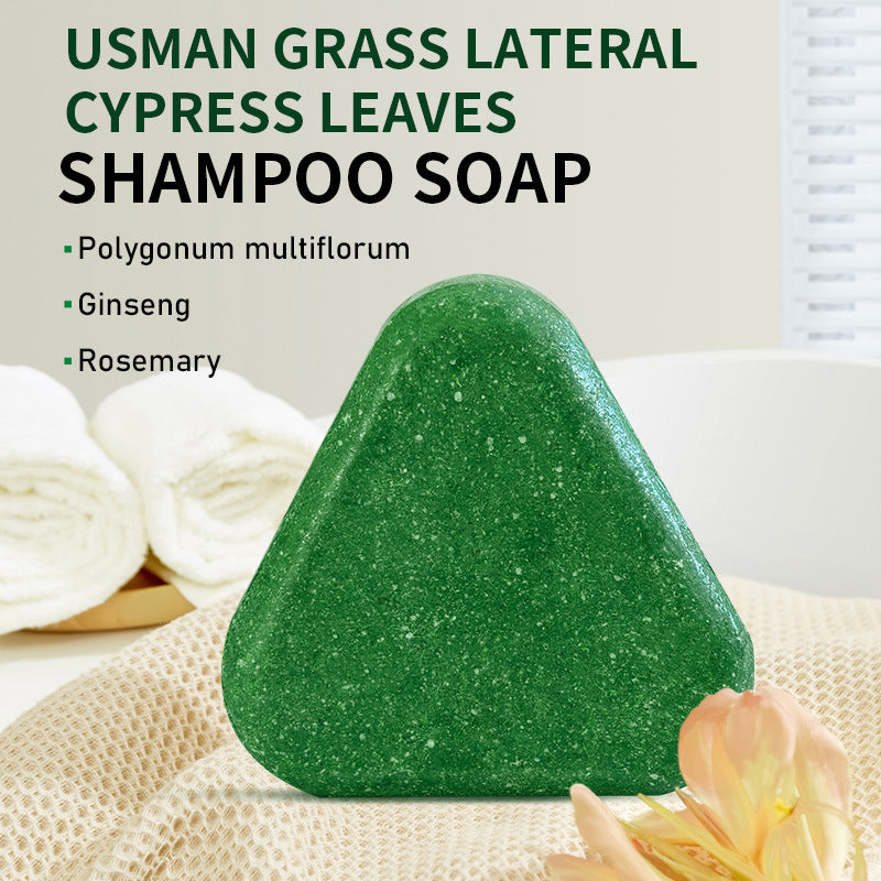 Platycladus Leaf Hair-Firming Triangular Shampoo Bar