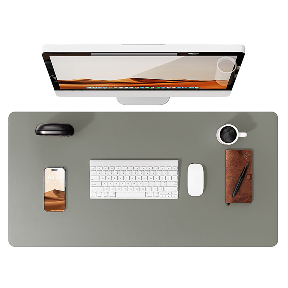 Fluff Bottom Leather Computer Mouse Table Mat
