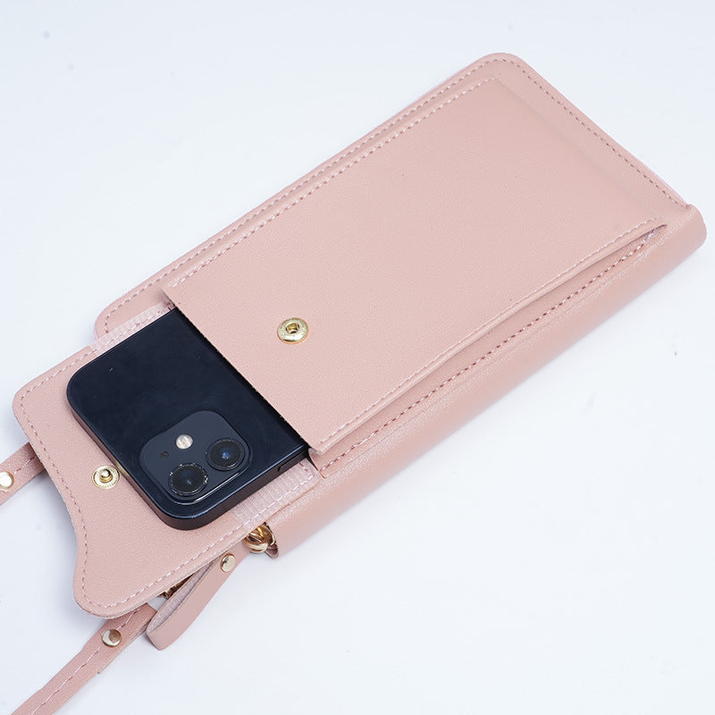 Fashionable Korean-style Shoulder And Crossbody Bag Womens Long Wallet