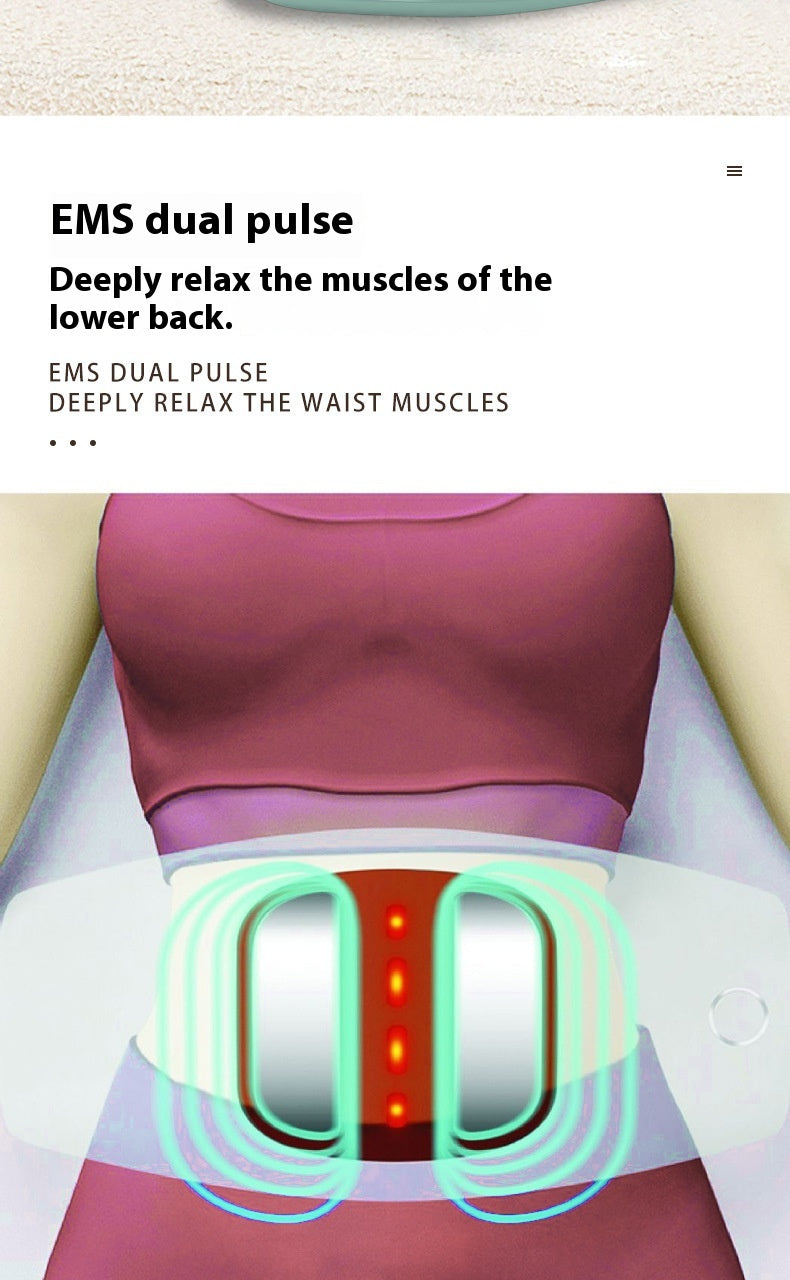 Soothing Light-heat Dynamic Lumbar Electric Massage Instrument