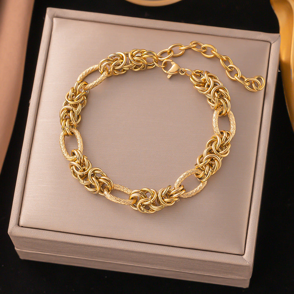 Retro Cold Titanium Steel Bracelet Female Accessories