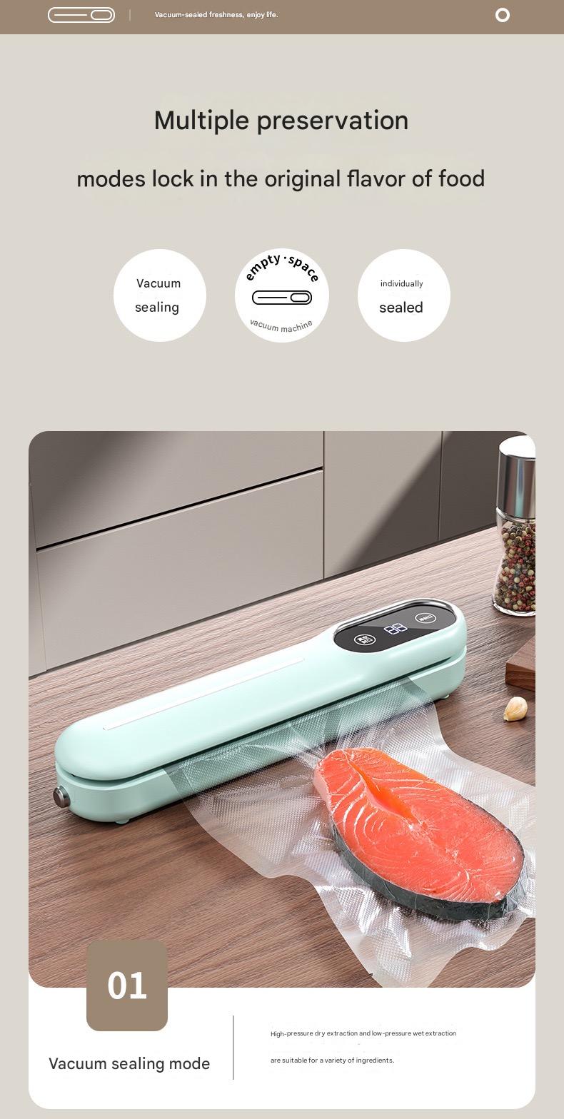 Fully Automatic Intelligent Sealing Machine With 50 Sealing Bags  Essential Food Preservation Tool