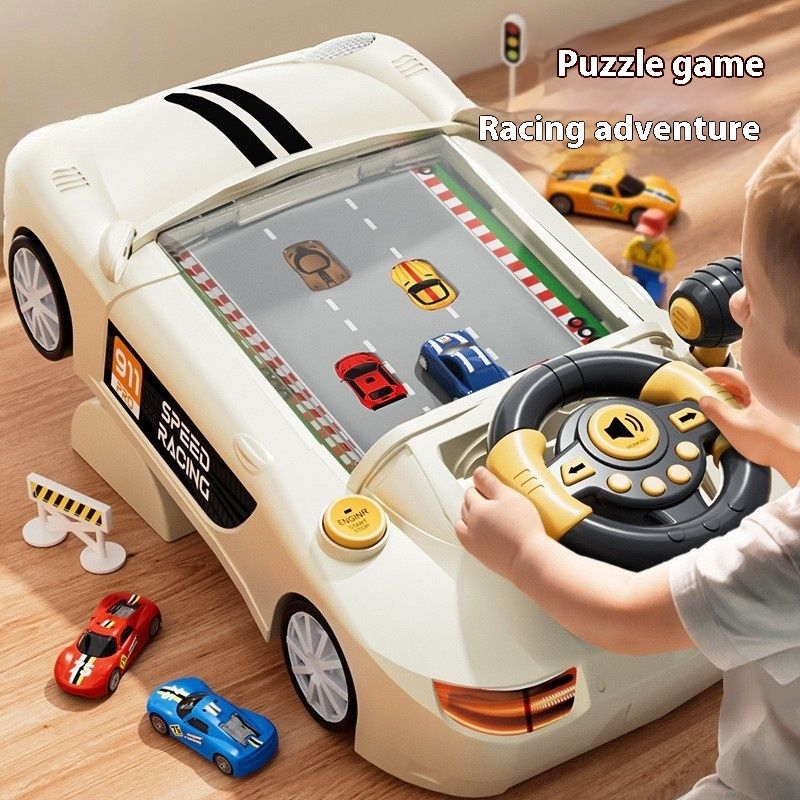 Racing Car Adventure Early Education Toys Children's Puzzle