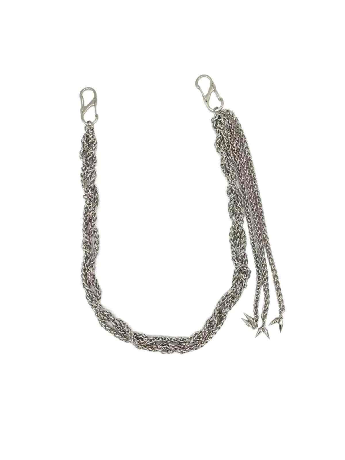 Metal Tassel Phants Zipper Raf Style Vibe Accessories Personality Punk & Rock Phants Zipper