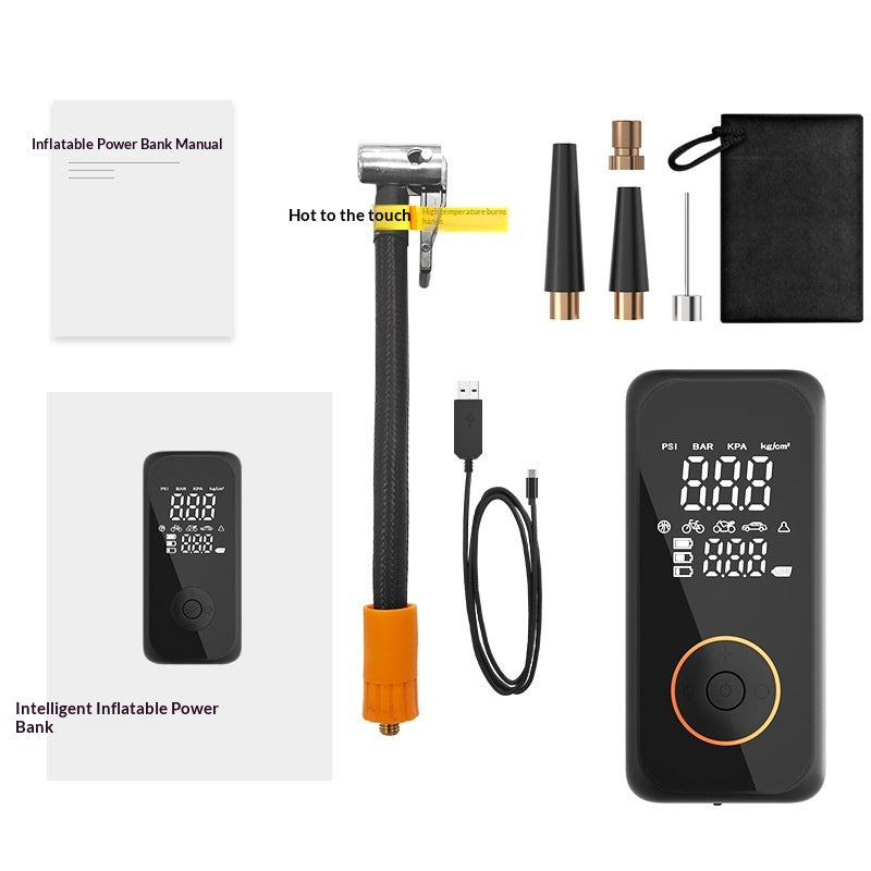 Electric Smart Dual-screen Digital Display Portable Car Tire Inflator