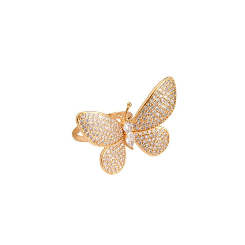 Fashion Butterfly Open Ring