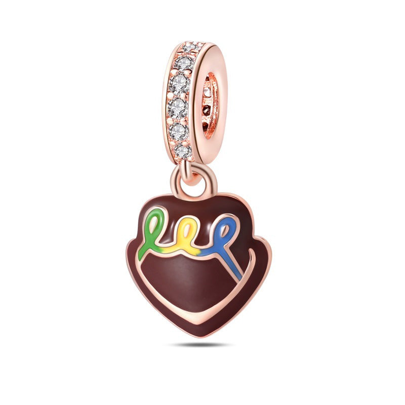 Dopamine Sweet DIY Beaded Food Cake Bead Bracelet Accessory