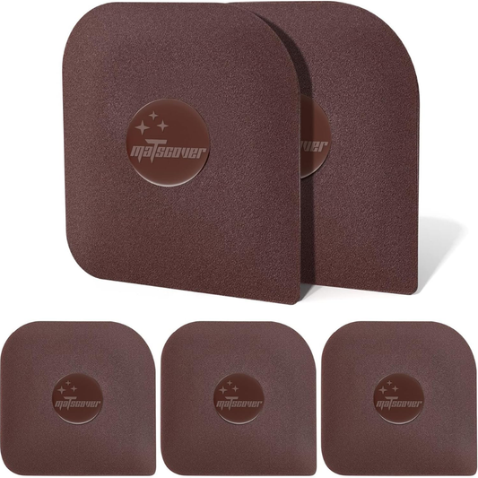 5-Pack Plastic Pan & Dish Scraper - Non-Scratch Kitchen Cleaning Tool For Cast Iron & Pots