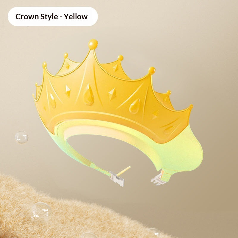 Childrens Hair-Washing Cap Baby Waterproof Bath Cap Newborn Adjustable