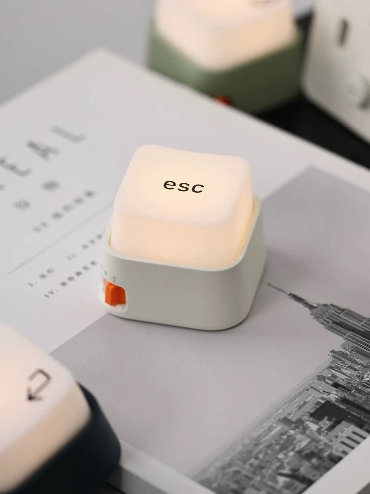 Decompression Button Light USB Charging Cute Small Night Lamp