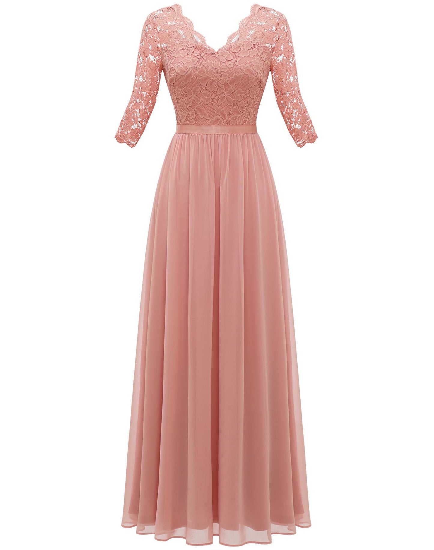 Best Seller Dress Lace Long Patchwork Waist-tight Noble Dress