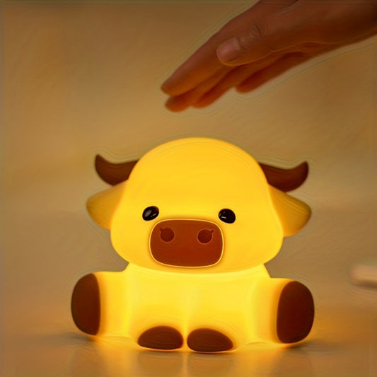 Creative Hippo Silicone Bedroom Decor Eye Care Sleep Night Light