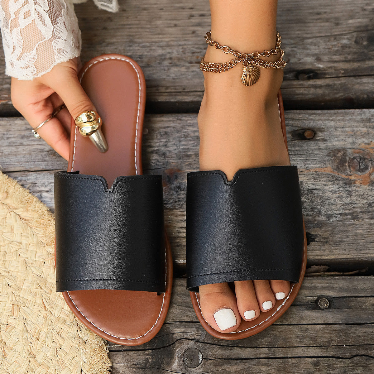 SpringSummer New Arrival Womens Slide Sandals