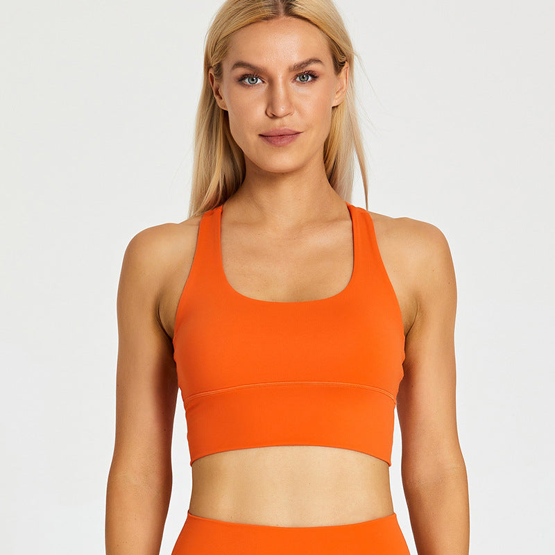 Women's Beauty Back Exercise Underwear Yoga Clothes With Chest Pad