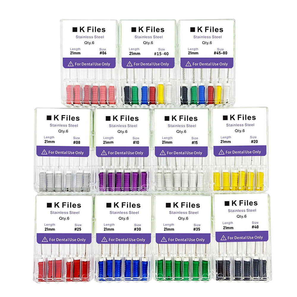 Oral Dental Root Canal Repair Needle Ten Packed K File