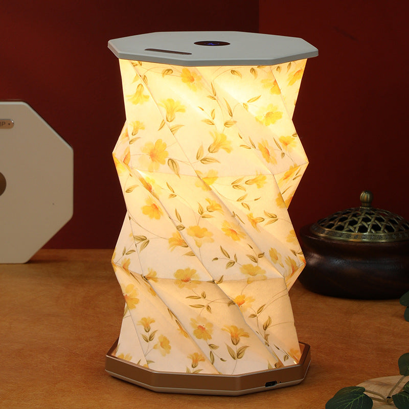 Creative Gift Folding Rotating Lamp