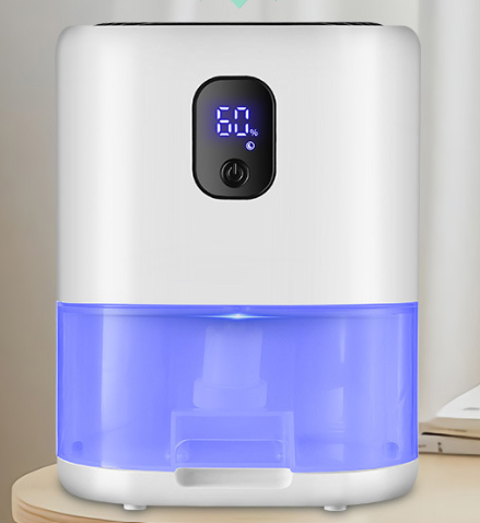 Cross-border Stock Mini Dehumidifier, Quiet Smart Damp Absorber, Portable Household Dehumidifier For Home & Wardrobe