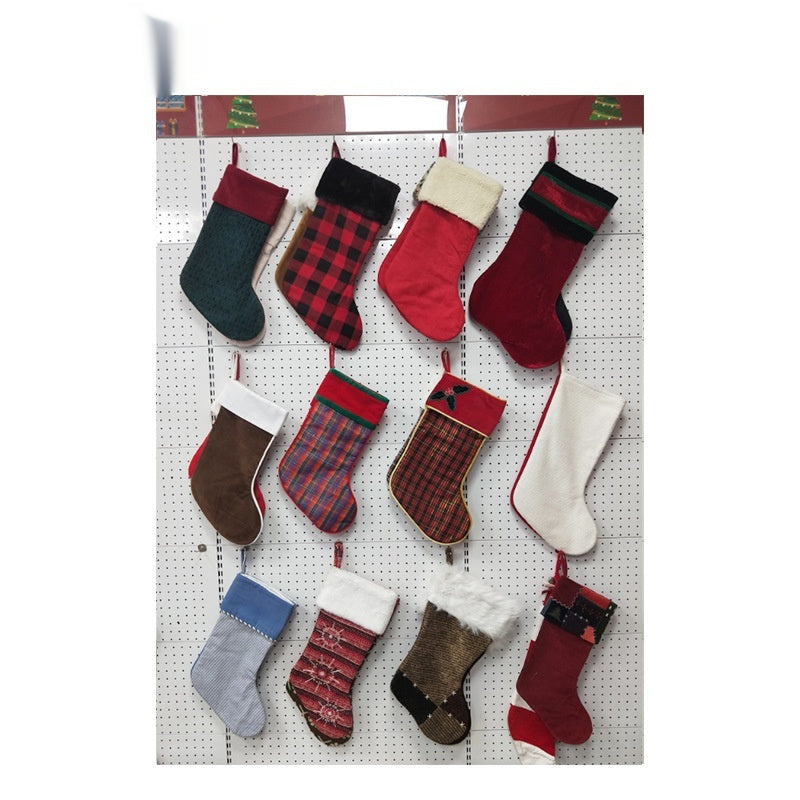 Christmas Best-selling Decorative Item High-end Santa Stocking