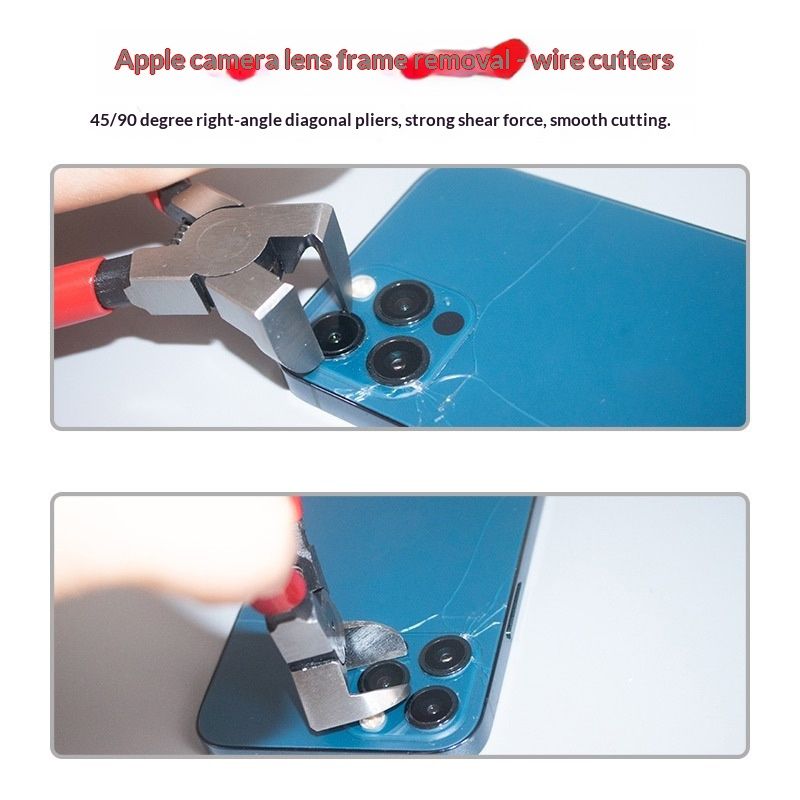 Mobile Phone Camera Frame Cutting Pliers 90-Degree Pliers Right-Angle Diagonal Pliers
