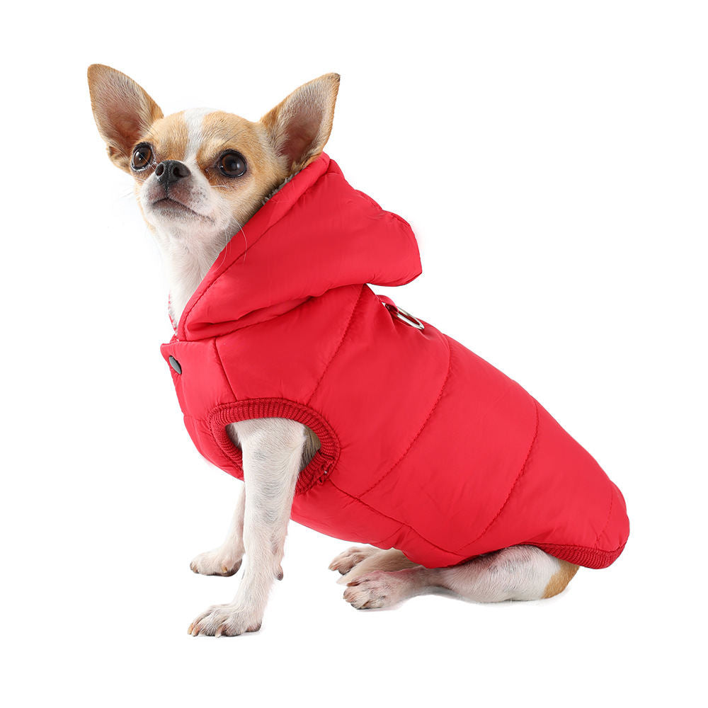 Pet Clothes Warm Thickened Small And Medium-sized Coats Hats