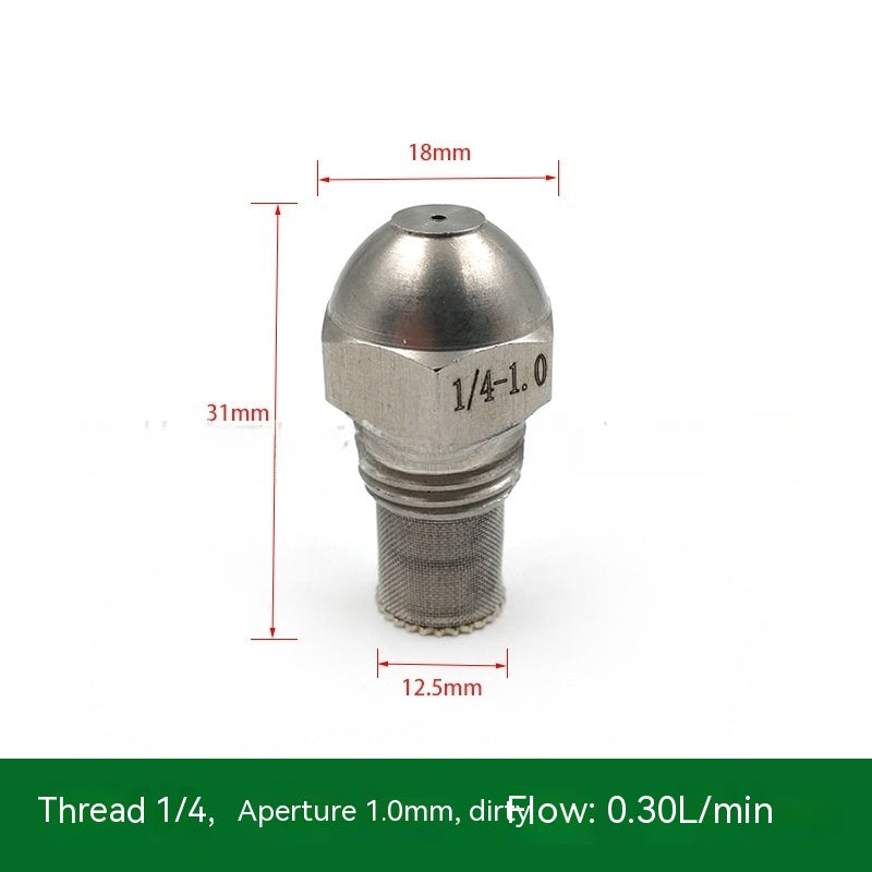 High And Low Pressure Fine Atomization 304 Stainless Steel Nozzle 2 Points Humidifying And Cooling Methanol Combustion Head