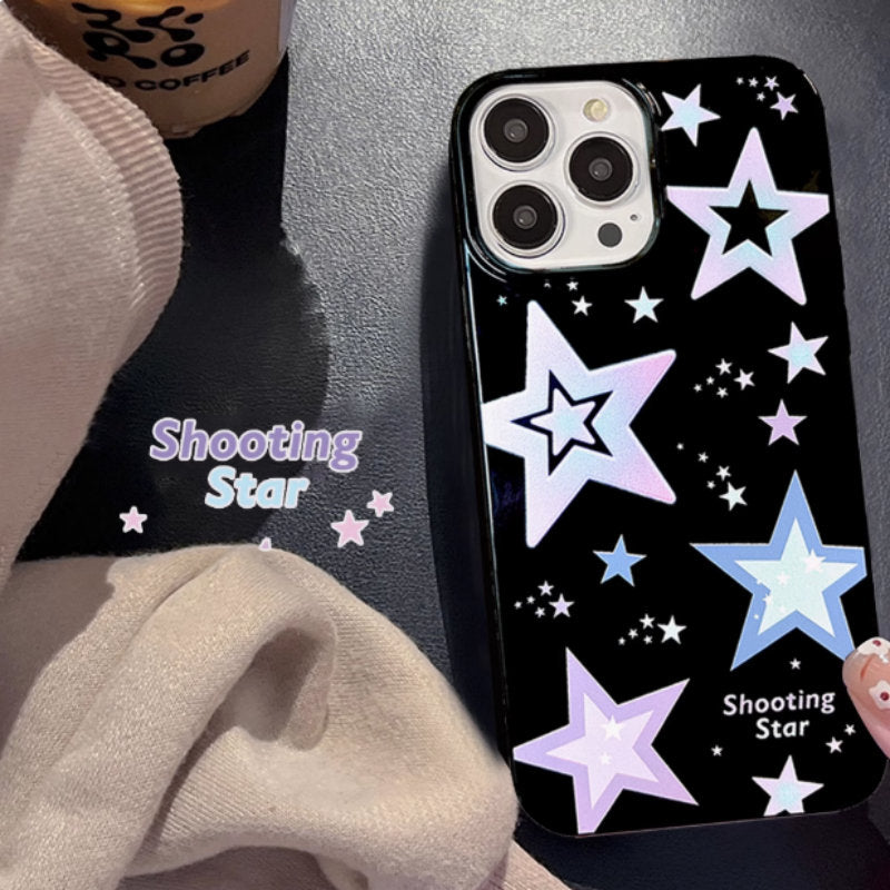 Creative Niche Purple Star Mobile Phone Case