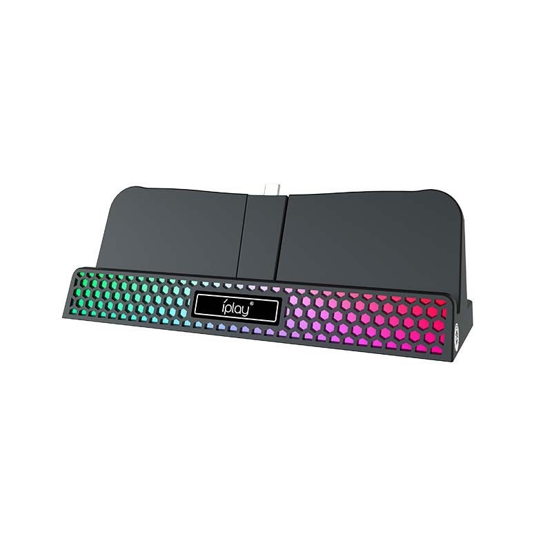 Game Machine Charging Base Single Fixed Charger Portable Stand With RGB Lamp