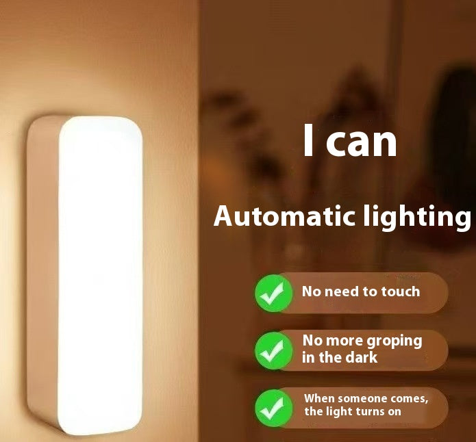 Human Intelligence Small Induction Night Lamp Charging Button Dormitory Lamp