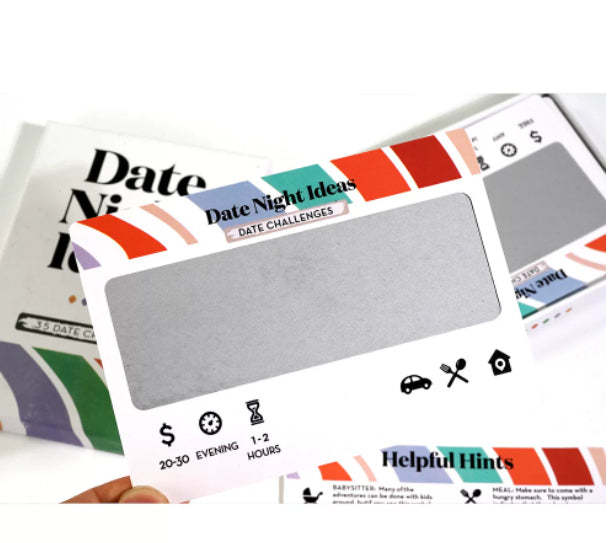 Couples Scratch-Off Date Night Ideas Electronic Couple Game Cards With Question Cards