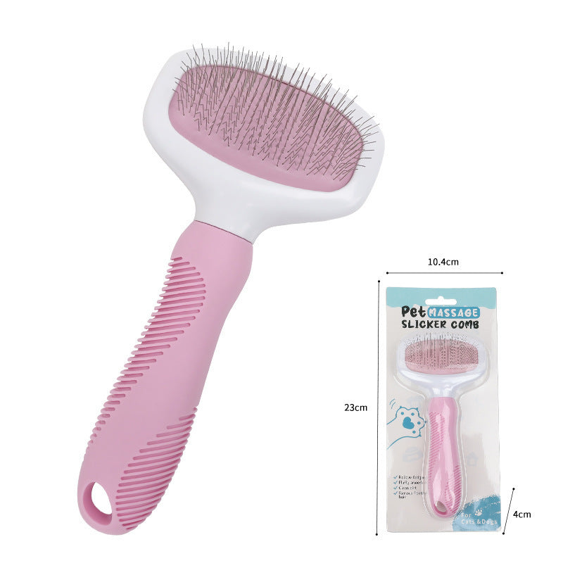 Cat Deshedding And Detangling Comb Dog Grooming And Cleaning Tool
