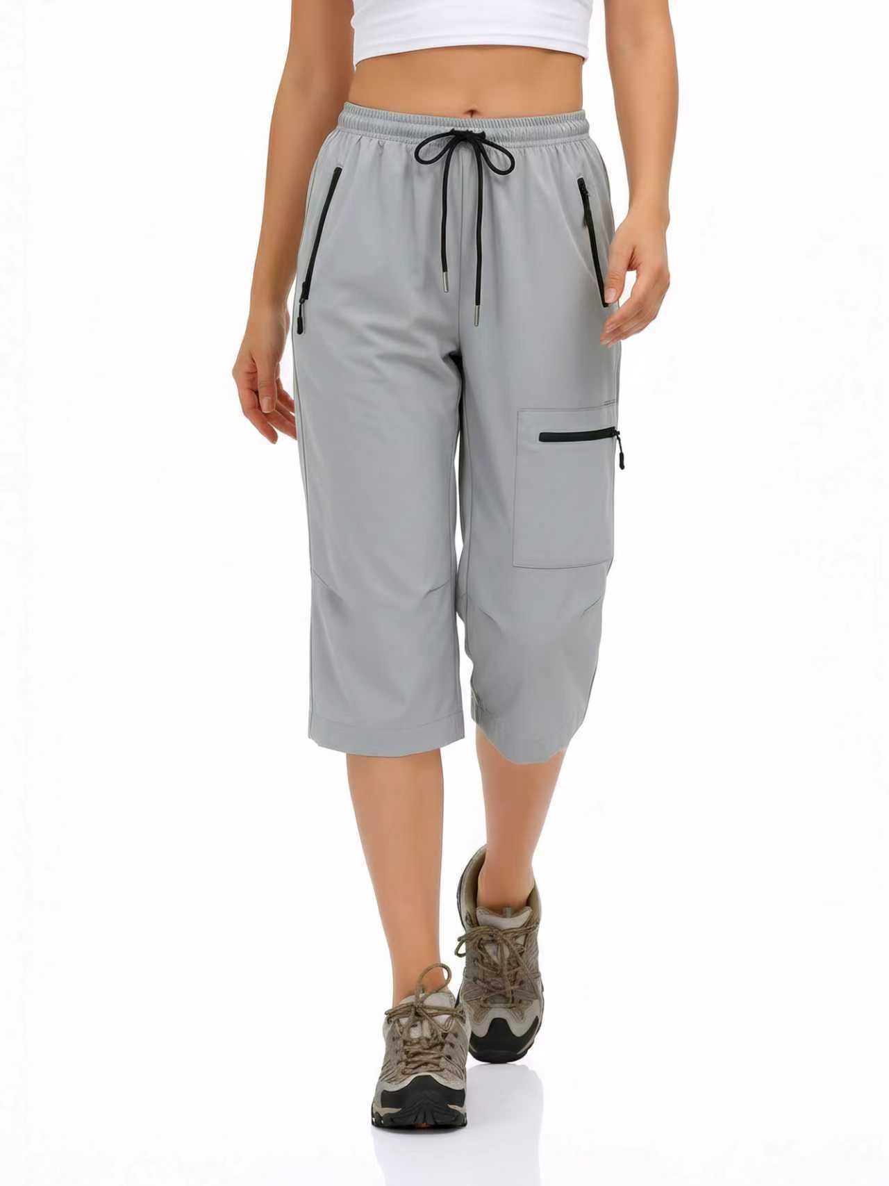 Womens Outdoor Casual Sports Cropped Pants