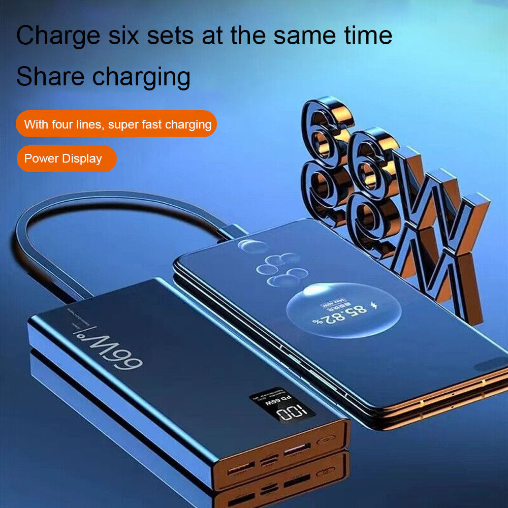 9000000mAh Power Bank Pack Fast Charger 2 USB External Battery For Mobile Phone