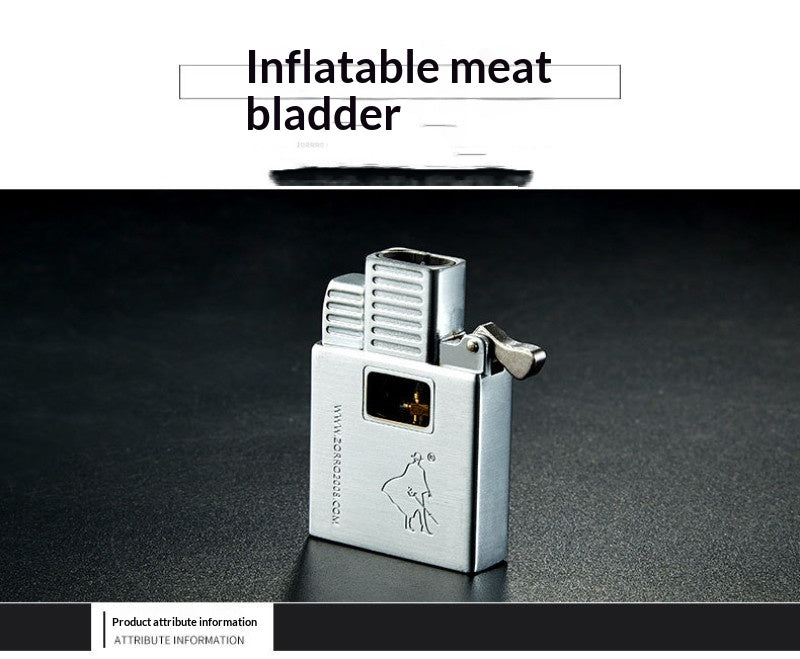 Inflatable Lighter With Wind-resistant Arc Dual-arc Mechanism Pure Copper Body And Universal Compatibility