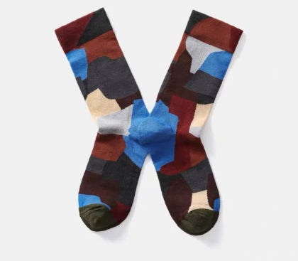Personalized Oil Painting Ladies' Street Style Fashion Trend Cotton Socks