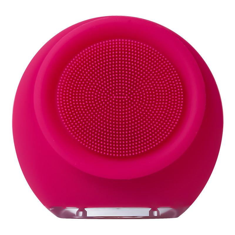 New Silicone Hot And Cold Rotating Portable Cleaning Waterproof Electric Face Washing Beauty Instrument