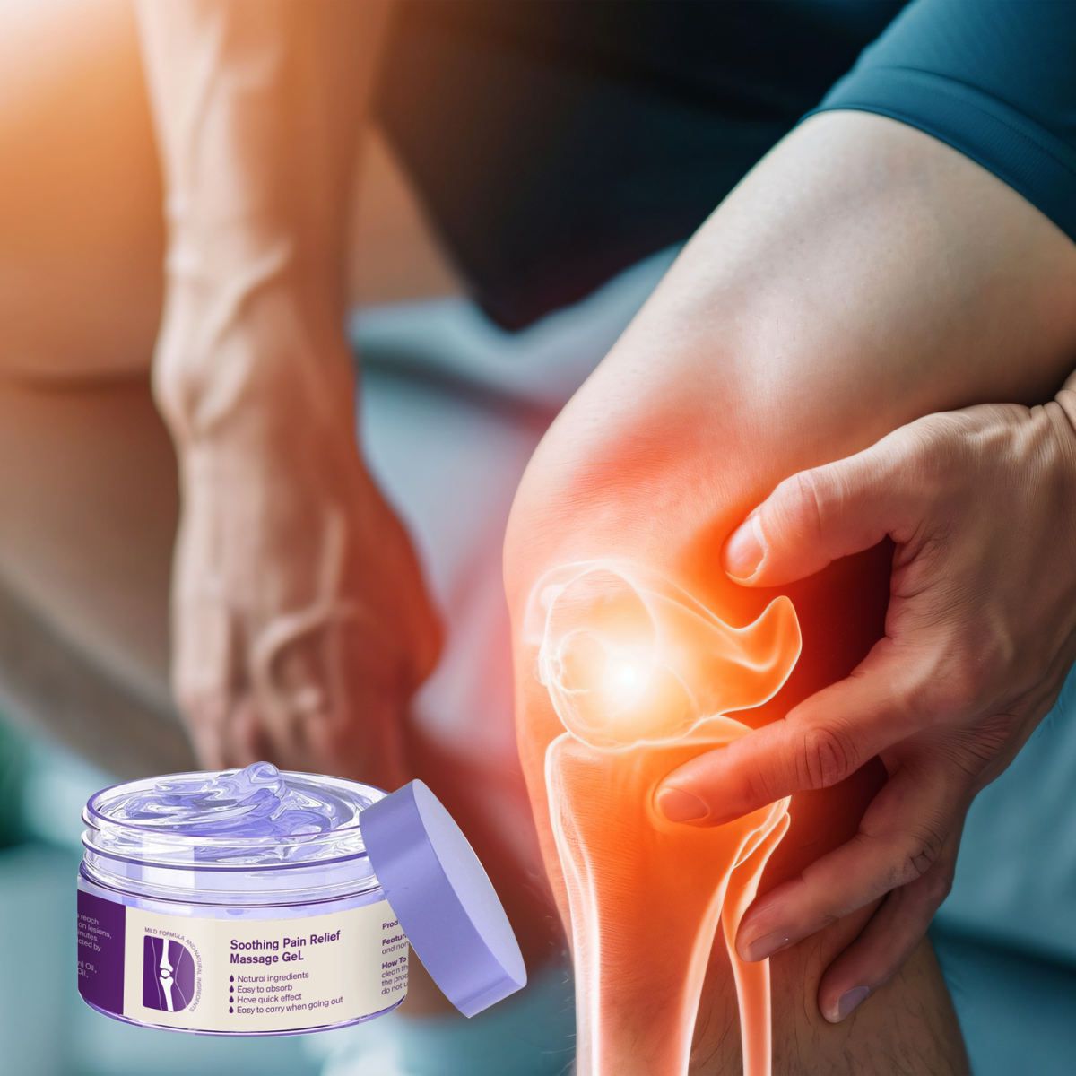 Cross-border Body Joint Soothing Gel Relieve Shoulder Neck Knee Redness And Swelling Of Joints Pain Evacuation Knot Body Massage