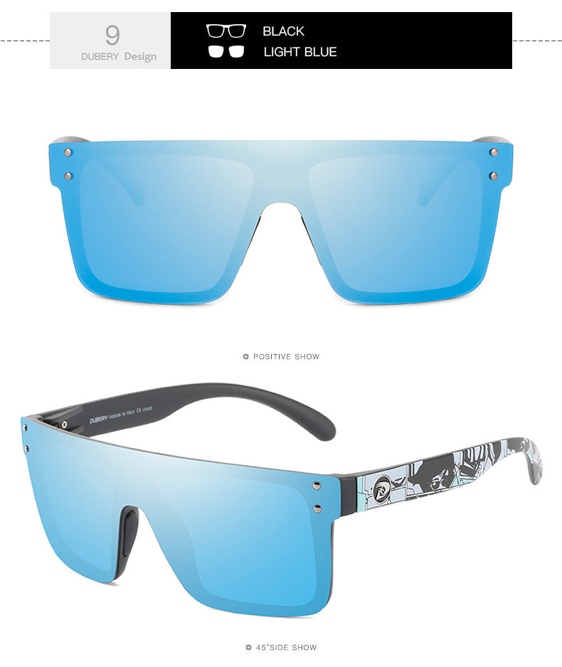 DUBERY New One-Piece Oversized Sunglasses