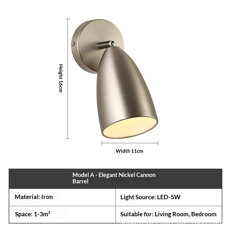 Bedside Eye-care Reading Lamp With A Swivel Arm For The Bedroom Or Study