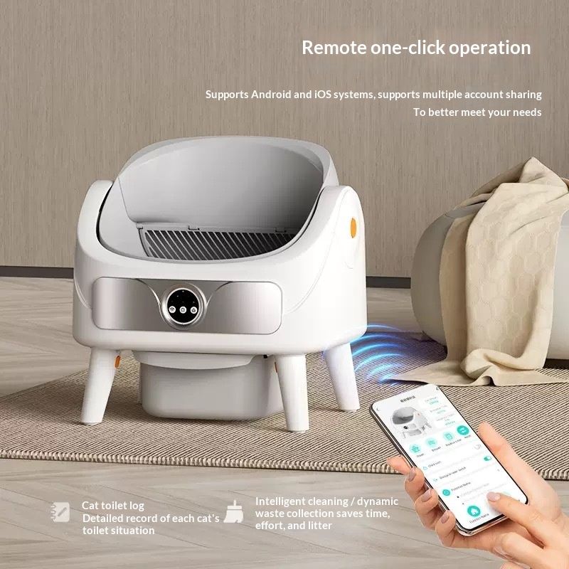 Fully Automatic Smart Cat Litter Box With Large Capacity