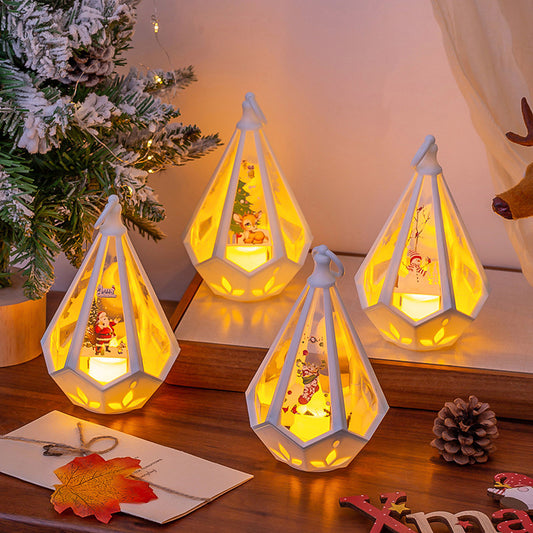 Christmas Decorations, Luminous Satchel Night Lanterns, Desktop Decorations, Creative Gifts, Wind Lanterns, Atmosphere Pendants