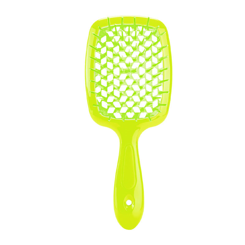 Detangling Comb With Hollow Design Doesnt Snag Hairsuitable For Both Curly And Straight Hair