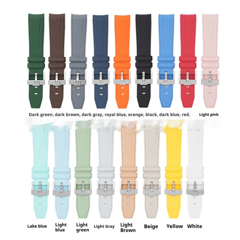 Liquid Silicone Curved Strap Watch Accessories