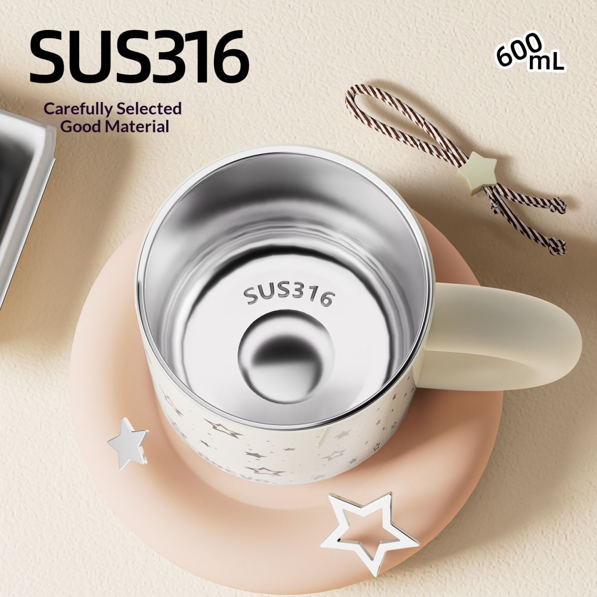 Stainless Steel Coffee And Tea Straw Cup
