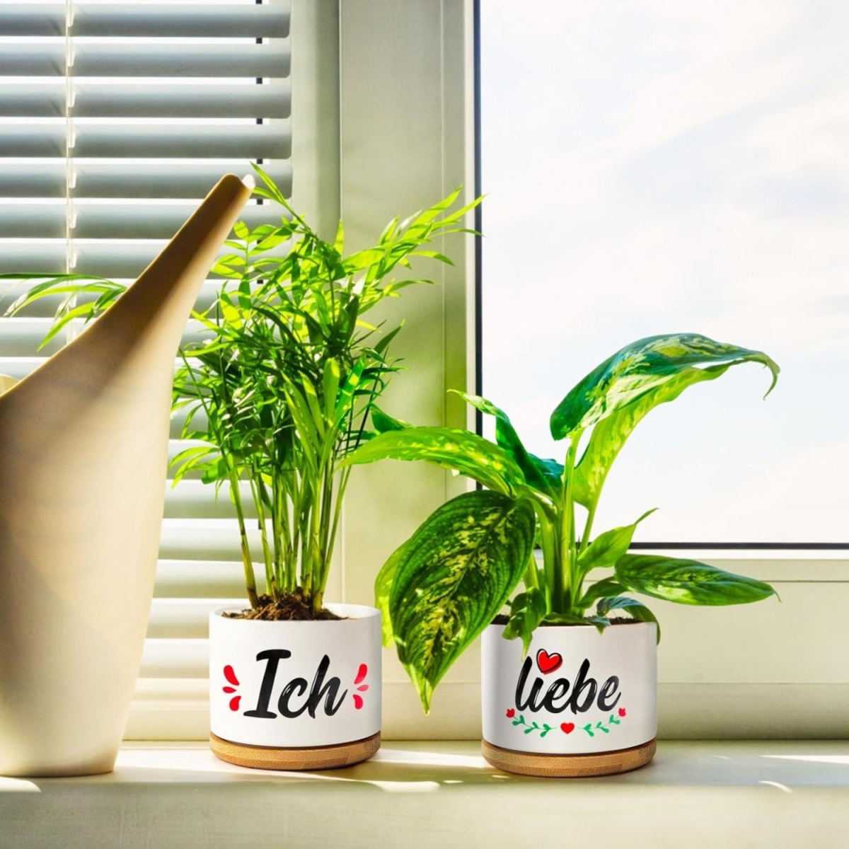 3-Piece Set Of “Grandma” Flower Pots—Best Grandma Gifts, Mother's Day Gift, “I Love You, Grandma” Birthday Gift, Flower Pots For Grandma's Birthday, Mother's Day, Christmas
