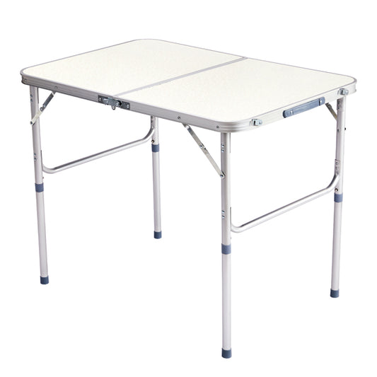 90 X 60 X 70cm Home Use Aluminum Alloy Folding Table White
