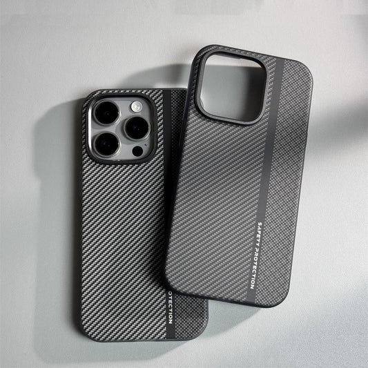 Mobile Phone Carbon Fiber Drop-resistant Protective Cover