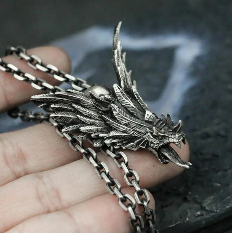Pendant Necklace Vintage-style Fashion Choker Handsome And Trendy